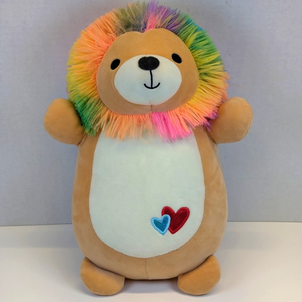 Turk the Lion Squishmallows Valentine Squad 12" Stuffed Animal Plush Toy
